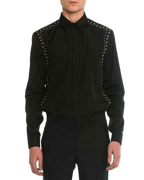 givenchy mens shirt long sleeve